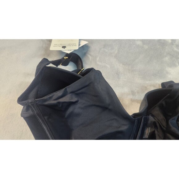 NWT Leonisa 38 Black Back Smoothing Soft Full Coverage Cup Bra - Picture 7 of 9